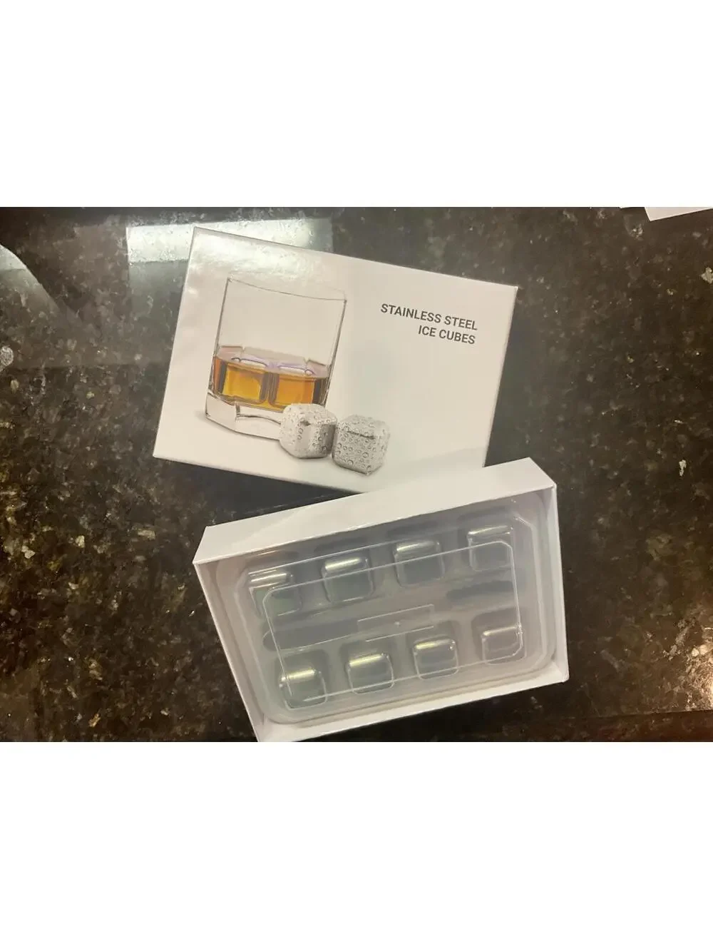 Stainless Steel Whiskey Ice Cubes NIB